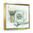 Toile avec cadre flottant or