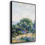 «Road Near Giverny 02, 1885», reproduction d'art encadrée sur toile 3 pièces-1291689726-1291689725
