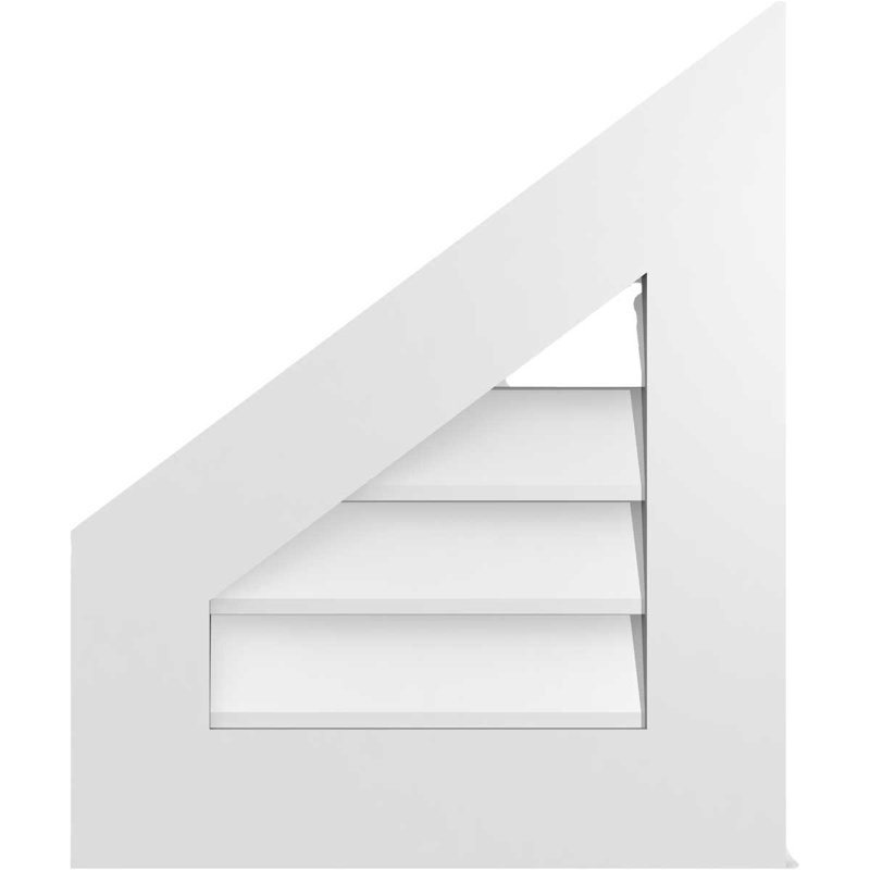 Évent en poire non-fonctionnel Signature, H 22 po x l 18 po x P 1 po