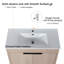 Lavabo de meuble-lavabo autoportant simple 36 po Beid, lavabo en céramique blanche, 2 portes à fermeture douce-222570404-222570402