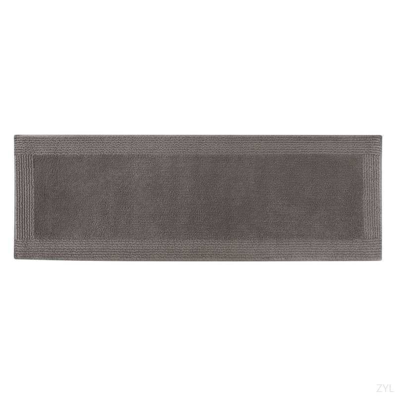 1 PCS 100% Cotton Tufted 3000 GSM Reversible Bath Rug, Rectangle 2' x 3'8"