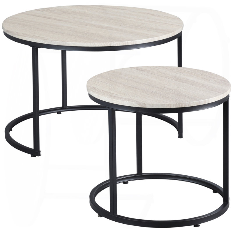 Round Nesting Tables Set Of 2