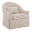 Fauteuil d'appoint demi-tonneau pivotant 30,3 po Martha-1599092306