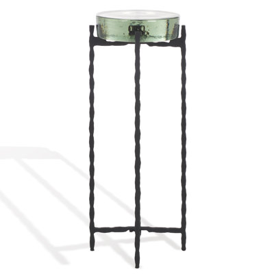 Glass Top End Table