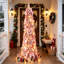 Arbre de Noël escamotable 5 pi avec 50 lumières, arbres de Noël pliables artificiels avec sommet d'arbre, arbre de Noël pré-éclairé avec guirlandes de Noël pour les décorations de Noël intérieures et extérieures-1876112028