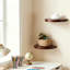 Wood Corner Shelf