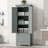 Tall Storage Cabinet With Two Drawers, Perfect For Bathroom And Office Organization And Space Efficiency.-1725869761