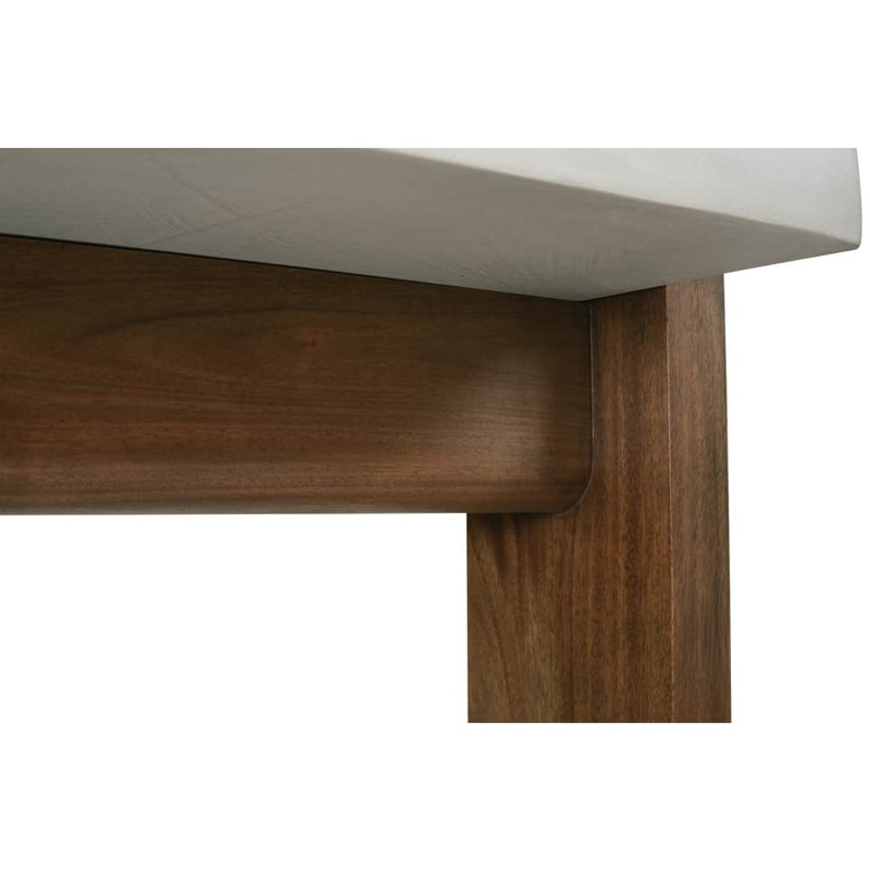 Kindred Dining Room Table, Medium Wood, Concrete