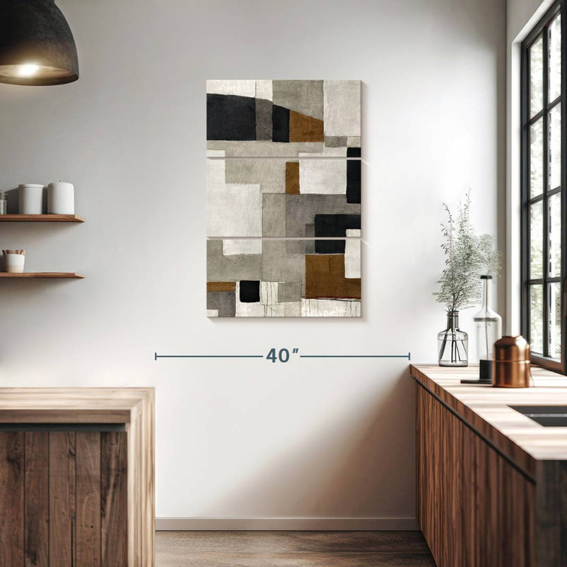 Avery Geometric Blocks I, 38" H x 24" W