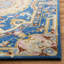 Tapis bleu / ivoire en laine touffeté à la main Priscila-107412404