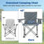 Chaises de camping surdimensionnées 2 pièces Gymax-1629906884-1629906890