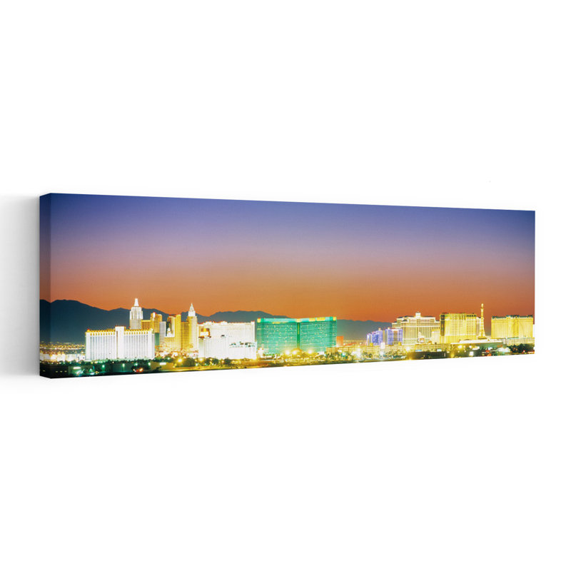 Las Vegas Nevada USA by Jerry Driendl Photography - Wrapped Canvas Panoramic Print, 50.8 cm H x 152.4 cm W