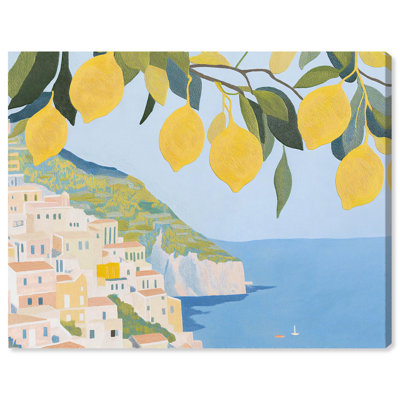 «Lemon Tree Vista», art côtier tendance par Art Remedy