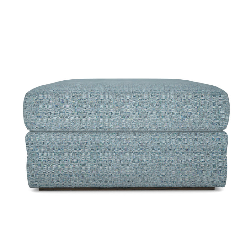 Boyden Ottoman, Havana, Tuck Cobalt