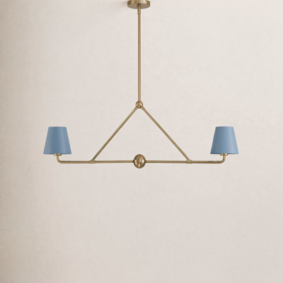 Kinston 2-Light Dimmable Linear Chandelier