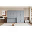 Grand lit escamotable mural avec placard