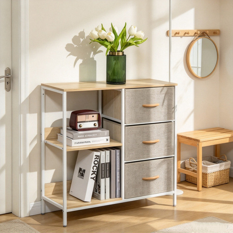 Steel Rectangle Accent Cabinet