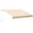 Outsunny Retractable Awning, Patio Awning Sunshade Shelter with Manual Crank Handle, 280gsm UV Resistant Fabric and Aluminum Frame for Deck, Balcony, Yard-117184939-117184919