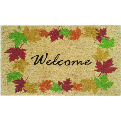 Tressa Non-Slip Floral Outdoor Doormat
