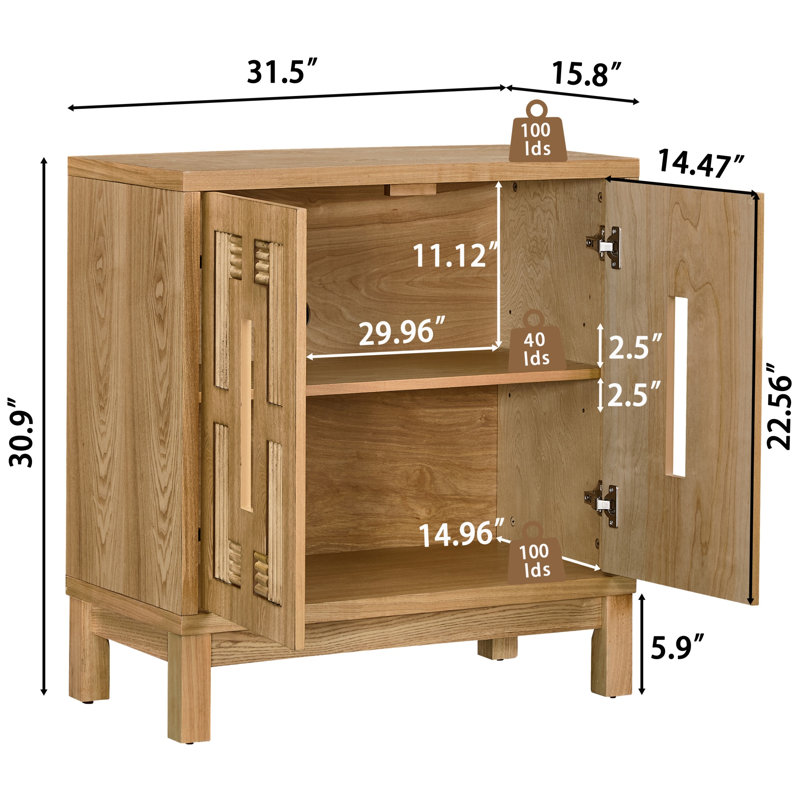Buffet moderne, Natural Wood