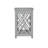 Lund 15.75" Wide Rectangular End Table With 1 Tray And 1 Shelf, Dove Gray-1148782212
