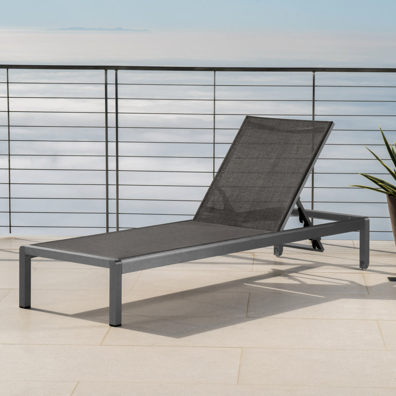 Fauteuil en maille gris confortable et confortable - chaise stable et réglable respirante