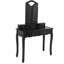 Ensemble coiffeuse avec tabouret et miroir Doursounian-2097351704