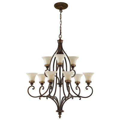 Pritzker 9 - Light Shaded Chandelier