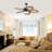 44"/52" Tropical plam Leaf Dimmable Ceiling Fan With Led Lights and Remote Control,Outdoor Waterproof Palm Leaf Ceiling Fan-746421010-746421007