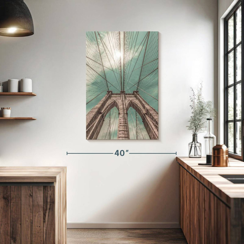 Lilie Retro Brooklyn Bridge, 39" H x 26" W