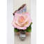 Papillon avec veilleuse paix rose
