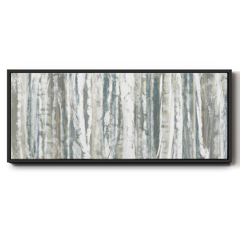 Treeline Strata I, Noir, H 24 po x l 60 po x P 1,5 po