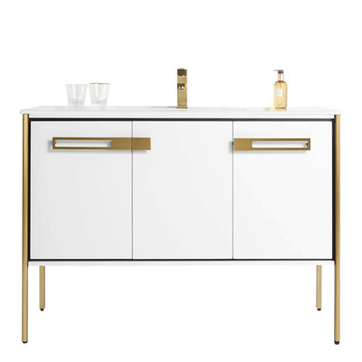 Meuble-lavabo simple 48 po