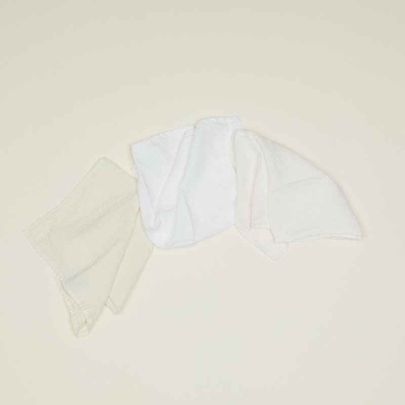 Simple Linen Napkin - Set Of 4, Ivory