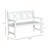 Nordic Style Wooden Garden Bench with X-Shape Backrest for Outdoor Relaxation and Rustic Charm