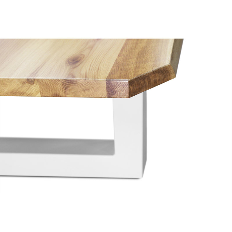Maxima Solid Oak Square Coffee Table with Natural Grain