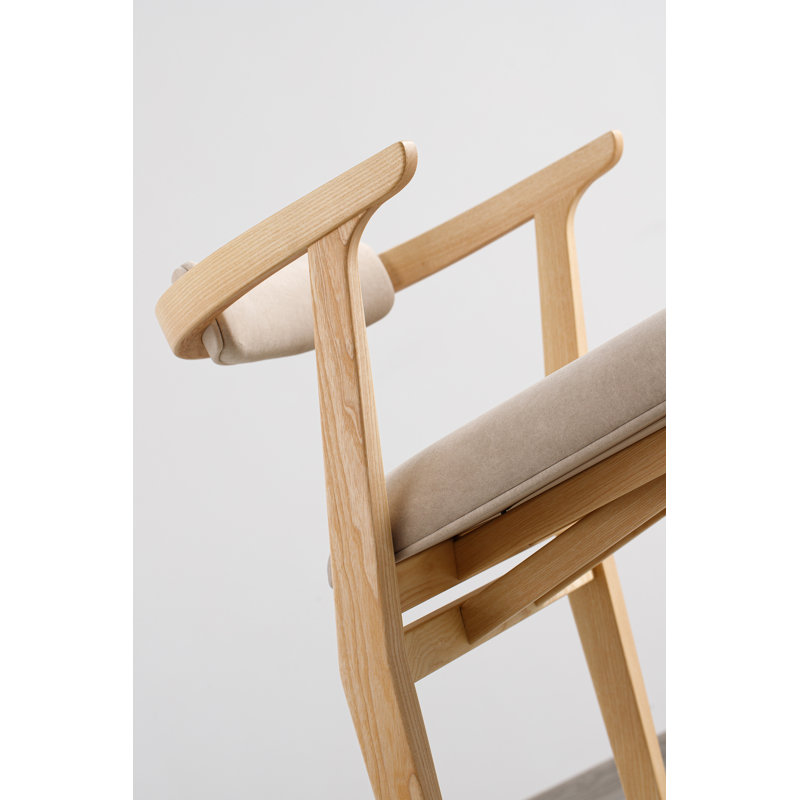 Ellis Dining Chair, Matte Ash, Beige