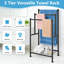 Freestanding Towel & Blanket Rack