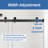 66 To 72 In. W X 76 In. H Double Sliding Frameless Shower Door With 5/16 In. Tempered Clear Glass-114605261