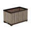 Keter Signature Rectangular Planter - Ashwood Brown