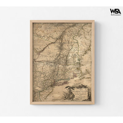 Theatre Of War In The Thirteen Colonies 1777, Colonial House Decor, US War Poster Print, United States History Print, Antique Map Poster