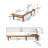 Summerland Chaise Lounge - White Mesh-370973424-370973431