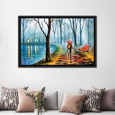 " Inside the Rain " Oil Painting