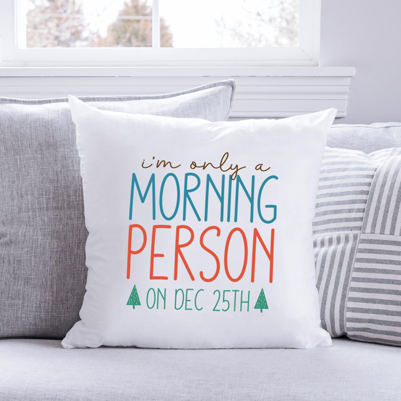 Christmas Funny - Throw Pillow Insert Included, 14 po x 14 po