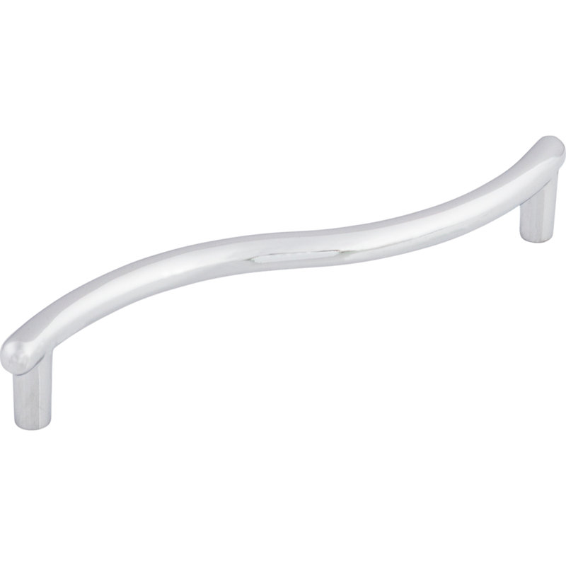 Spiral Bar Pull, 5 1/16" Center to Center, Polished Chrome