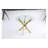 35.43" Round Tempered Glass Table – Gold Iron Frame, Modern Design-130029577
