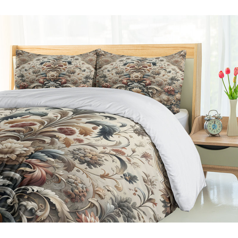 Rococo Duvet Cover, Queen Duvet Cover + 2 Standard Shams