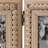 Wood Beaded 3 Slot Photo Frame