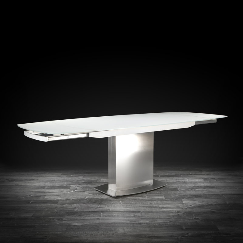 Romeo Matt White Extension Table
