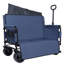3-in-1 Convertible Folding Wagon Cart with Bench Seat & Storage - 500lbs Heavy-Duty Utility Wagon-112289012
